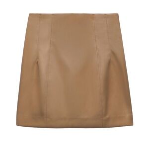 Zara Tan Mini Skirt